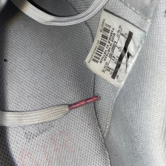 White Nike Air Force 1’s with Multicolor Marble - Picture 5 of 5